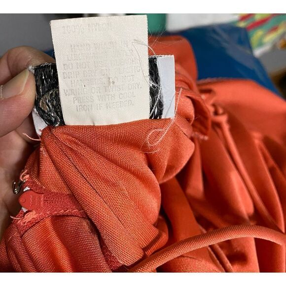 Vintage coral Ryan Keith dress - Picture 5 of 10